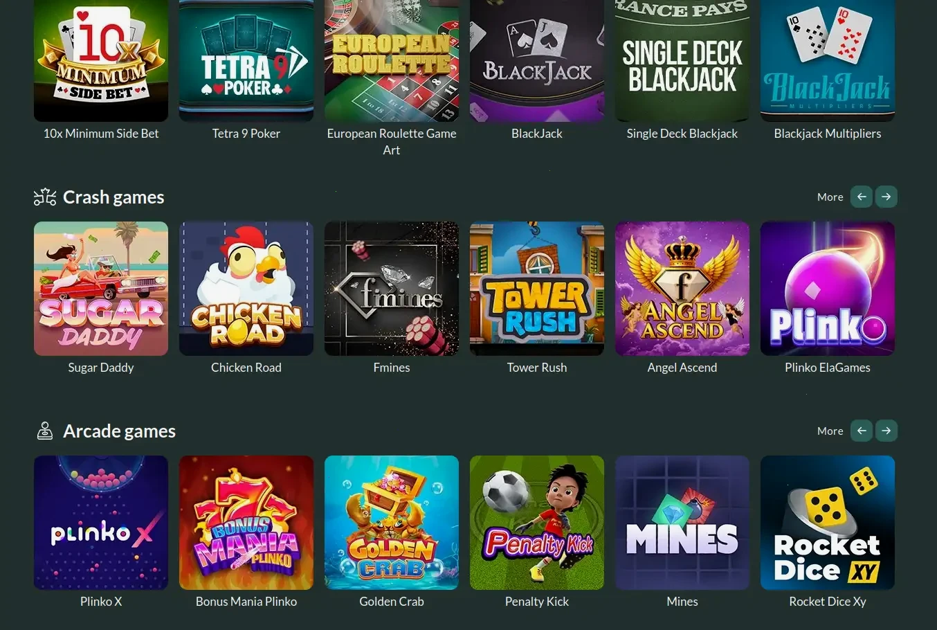 Schermata di accesso Coolzino con bonus di benvenuto